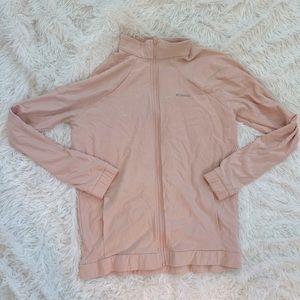 Pink Columbia light-weight fleece zip up size medium